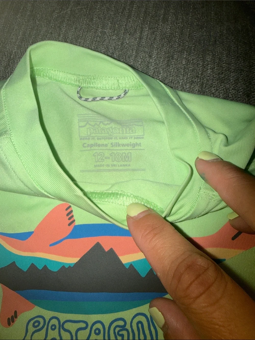 Patagonia Swimshirt with Pink & Blue Stripe Shorts
